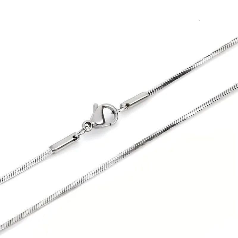Flat Curb Chain 2mm Wide 16inch~24inch Long Silver Chain for Bracelet Necklace Basic Design Jewelry