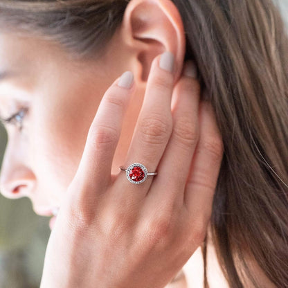 14K Gold Plated Crystal Birthstone Rings | Rings for Women