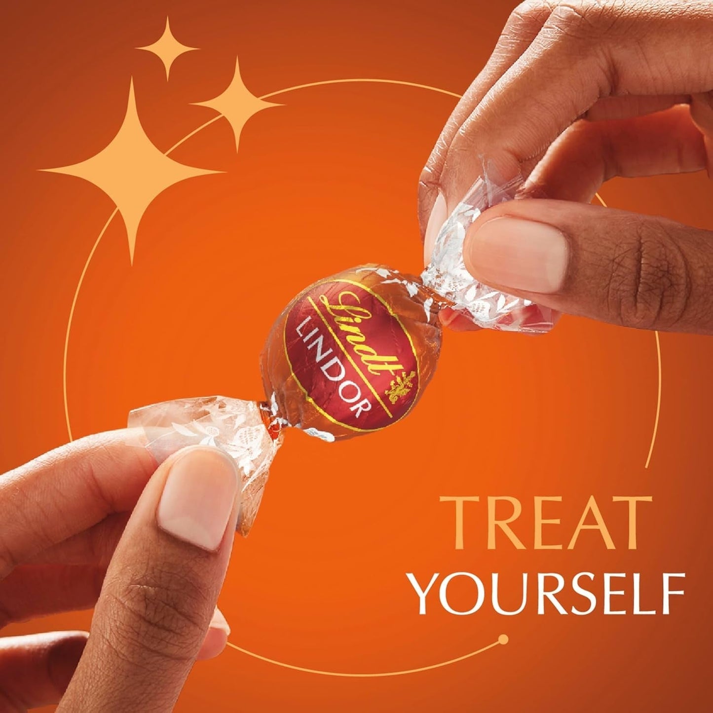 LINDOR Almond Butter Milk Chocolate Candy Truffles, Milk Chocolate with Almond Butter, 5.1 Oz. Bag