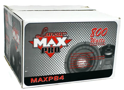 LANZAR PRO MAXP84 8" 3200W Car Audio Subs SVC 4 Ohm Power Subwoofers (4 Pack)
