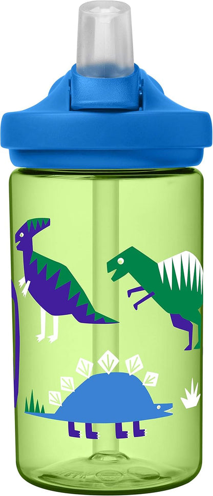 Eddy+ Kids Bpa-Free Water Bottle with Straw, 14Oz, Green, Model Number: 2282301040 - WORLD TIME VISITS