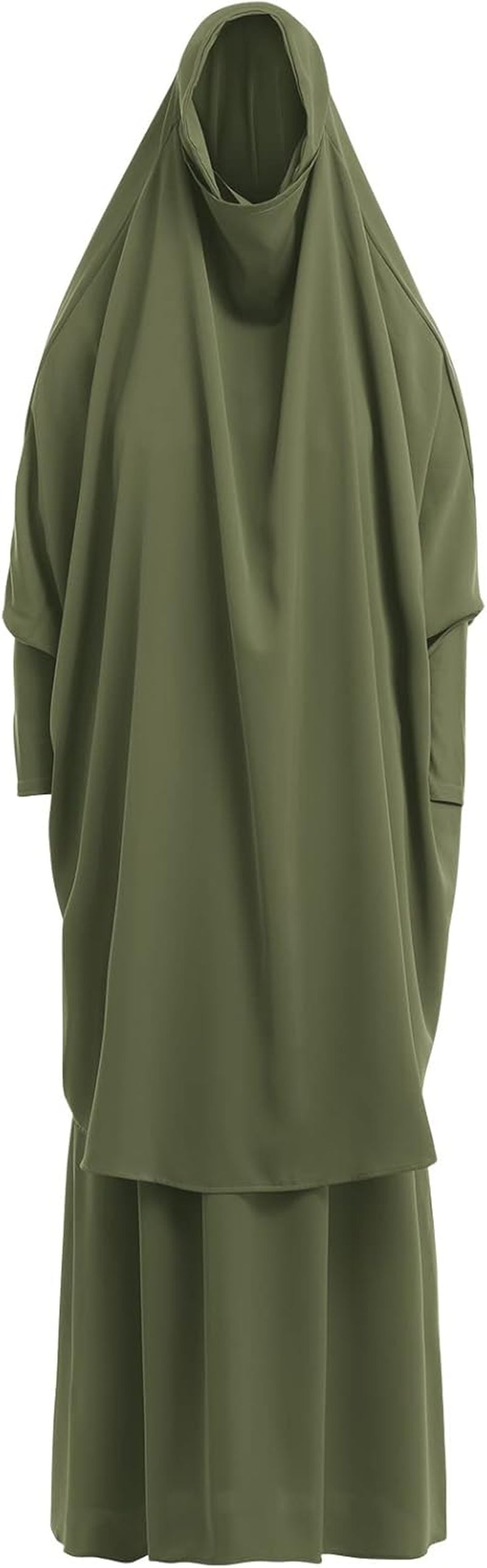 Kaftans Women Full Length Long Sleeve Dubai Muslim Modest Islamic Clothes Casual Maxi Dress Evening Gown+Hijab
