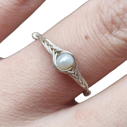Pearl Rings for Women Sterling Silver Handmade by  (8)