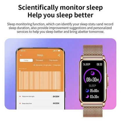 LIGE 2023 Newest 1.47-inch Full Touch Sports Smart Bracelet Watch for Men and Women Fitness Tracker Health Monitors IP67 Waterproof Smart Wristbands Montre Connecter