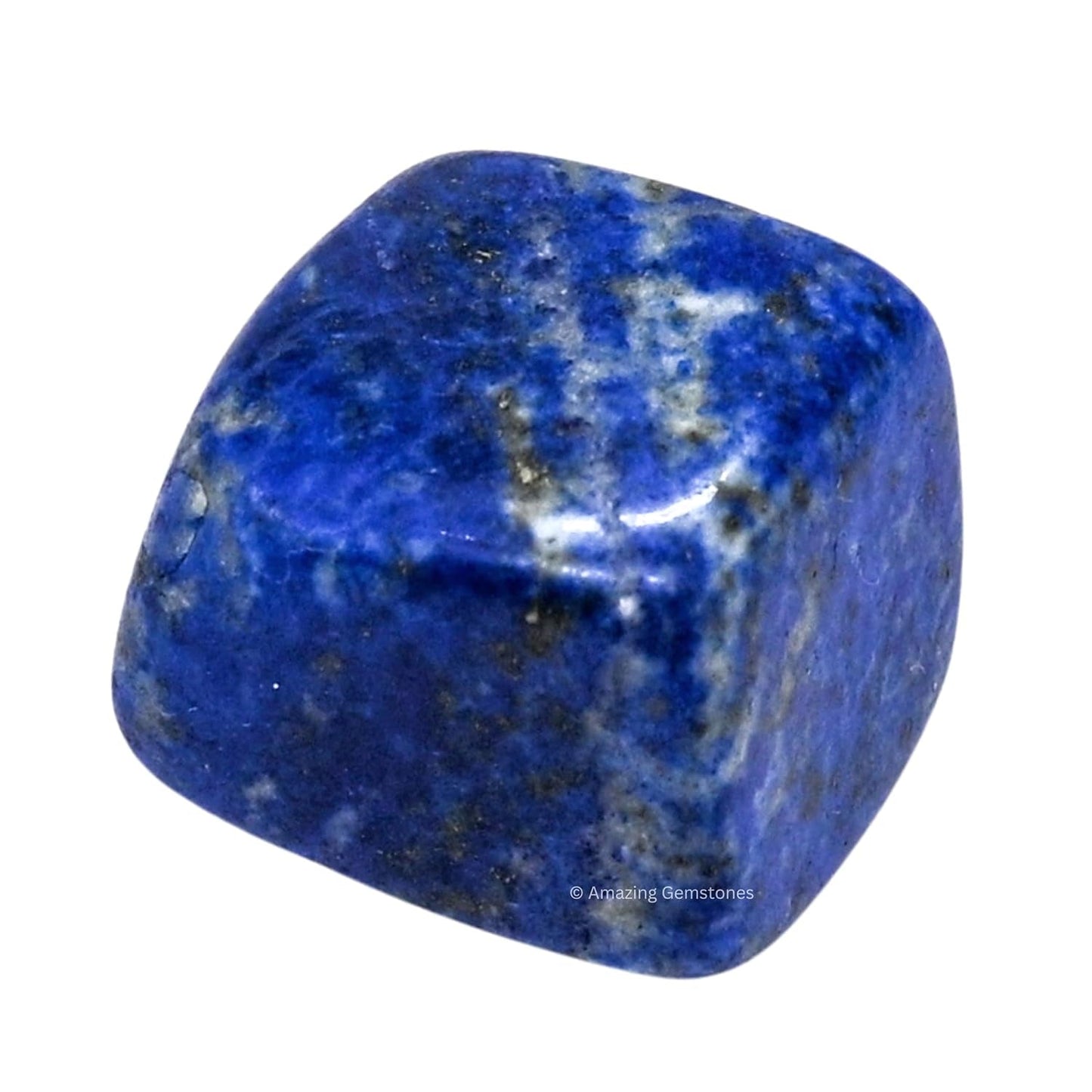 Lapis Lazuli Crystal Tumbled Stones Polished Rocks - Natural Gem Stones for Healing - DIY Crystals for Protection (1 Piece)