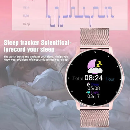 LIGE Smart Watch Women Full Touch Screen Sport Fitness Watch IP67 Waterproof Bluetooth For Android ios smartwatch Men