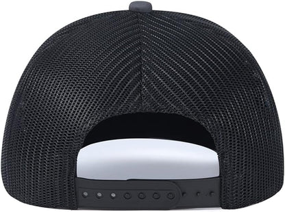 Trucker Hat - Mesh Snap Back - Unisex Adjustable Baseball Cap - Outdoor Hats for Men Women