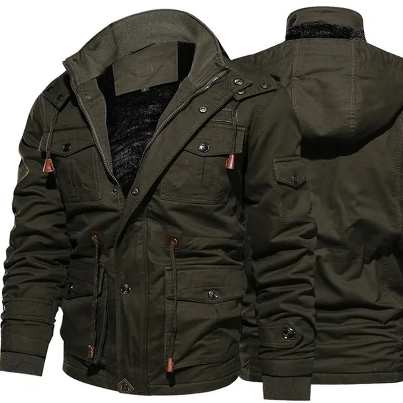 3 Colors Outdoor Cashmere Cotton Clothes for Men in Europe and America