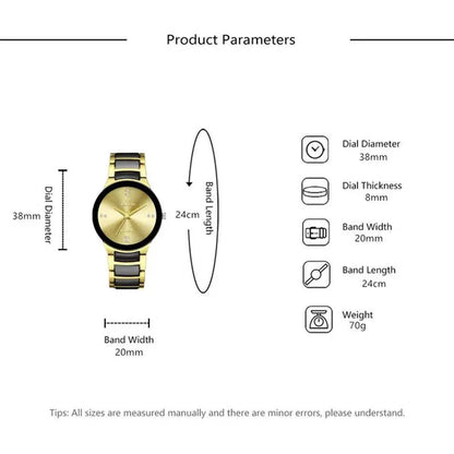 High Quality Men Stainless Steel Quartz Watch Relogio Masculino Male Fashion Casual Business Wristwatch Clock