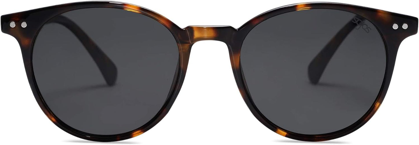Small round Classic Polarized Sunglasses for Women Men Vintage Style UV400 Lens SJ2113