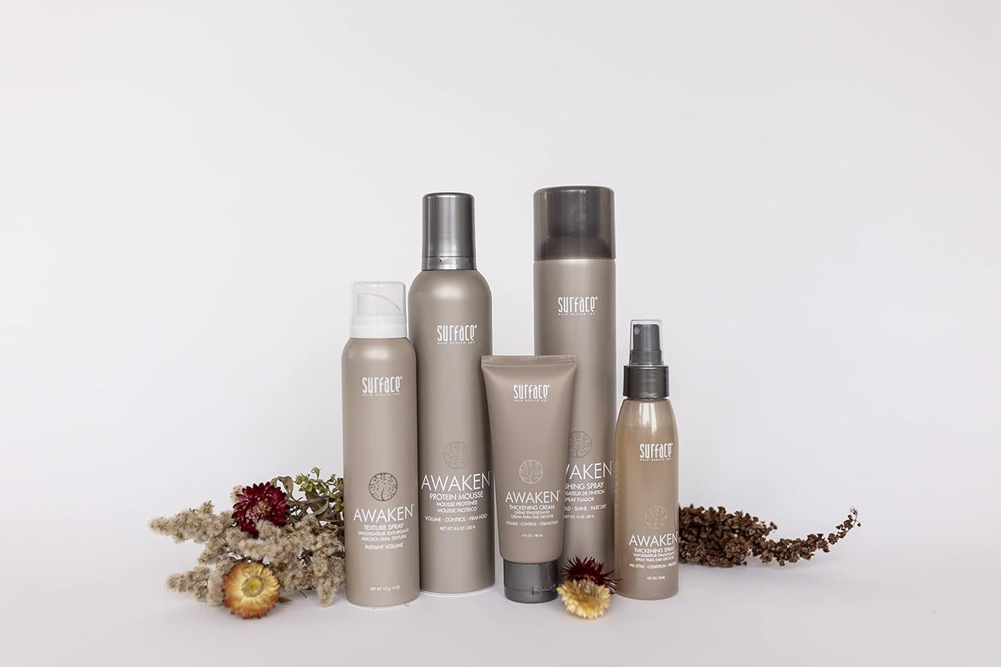 Hair Awaken Mousse: Color Safe, Volumizing, Firm Hold Hair Mousse to Thicken Hair, Sulfate-Free, Paraben-Free, 8.8 Oz