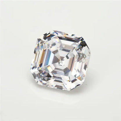 Unheated 8.30 Cts Natural Gemstone White Sapphire 10x10mm Square Cut Gem Sri-Lanka VVS