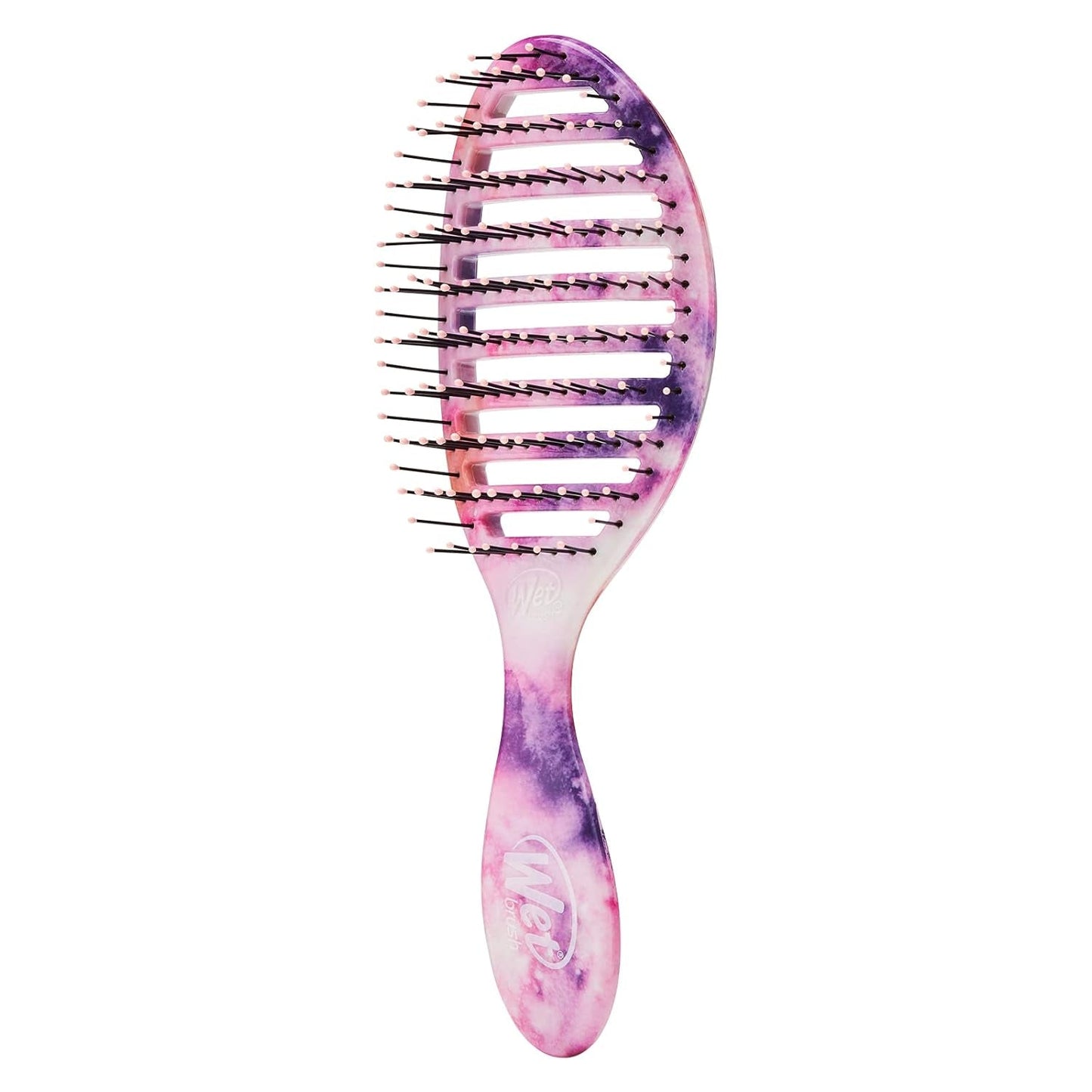 Speed Dry Hair Brush - Watermark (Color Wash) - Vented Design and Ultra Soft Heatflex Bristles Are Blow Dry Safe with Ergonomic Handle Manages Tangle and Uncontrollable Hair - Pain-Free