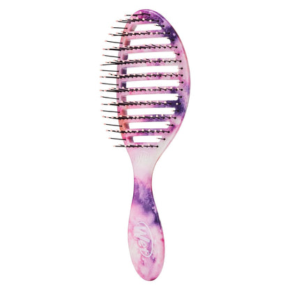 Speed Dry Hair Brush - Watermark (Color Wash) - Vented Design and Ultra Soft Heatflex Bristles Are Blow Dry Safe with Ergonomic Handle Manages Tangle and Uncontrollable Hair - Pain-Free