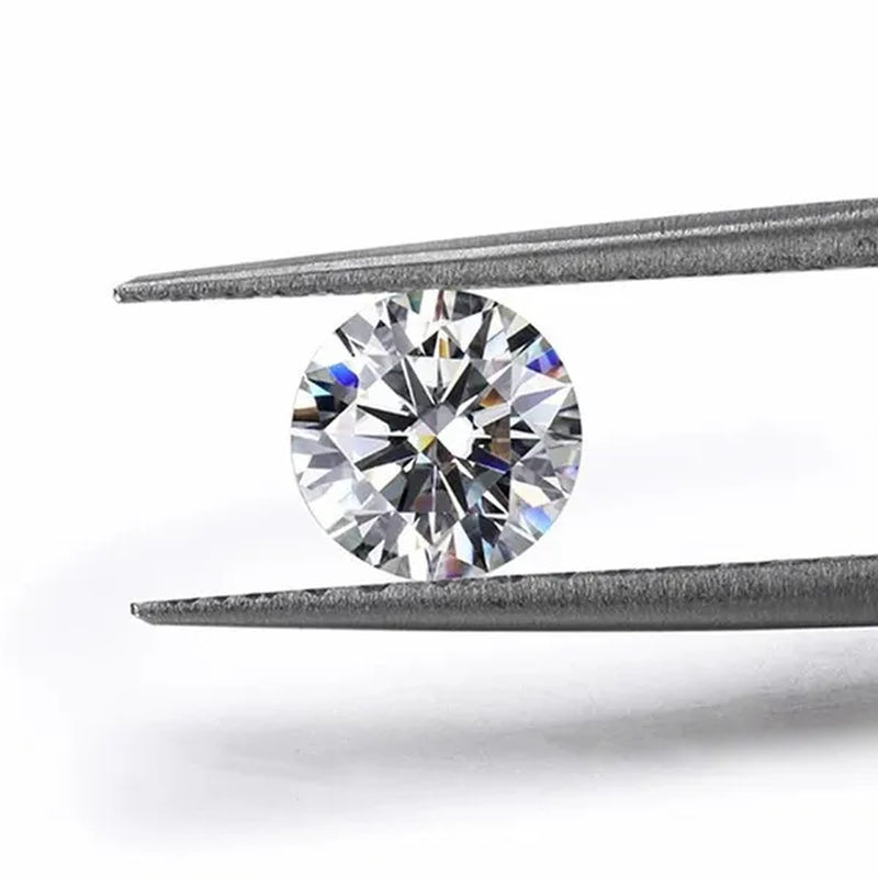Luxury Moissanite D Color Round Shape VVS1 Excellent Clarity Natual Moissanite With GRA Certificate Report and Card (0.5Carat /1.0 Carat /2.0 Carat /3.0 Carat /4.0 Carat /5.0 Carat)