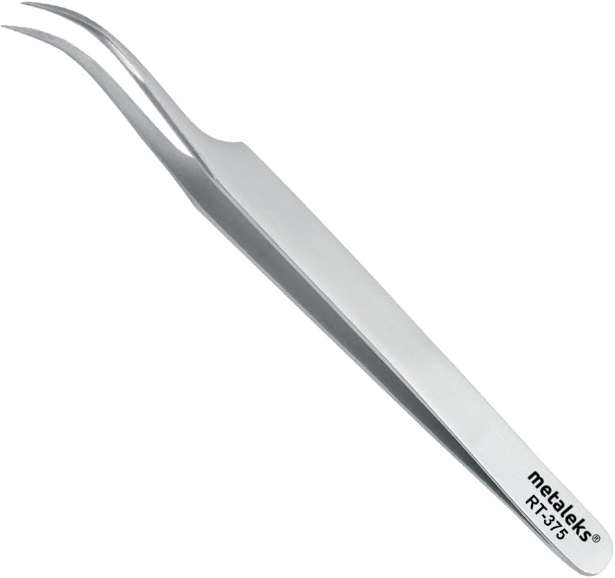 3 Pcs Russian Volume Japanese Stainless Steel Tweezers for Eyelash Extension (Matt Finish) - WORLD TIME VISITS