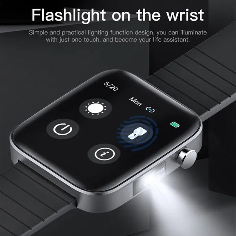 2021 NEW Smart Watch Bluetooth Watch Body Temperature Blood Pressure Blood Oxygen Monitor Wristband Fitness Tracker Bracelet Heart Rate Monitor Smartwatch 1.54" Large Screen with Flashlight PK DZ09 Apple Watch Series 6 5 4 Galaxy Watch Active - WORLD TIME VISITS