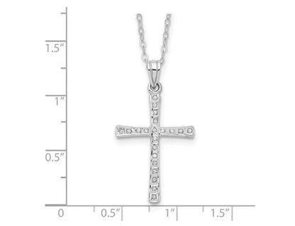 Sterling Silver Cross Pendant Necklace with Chain