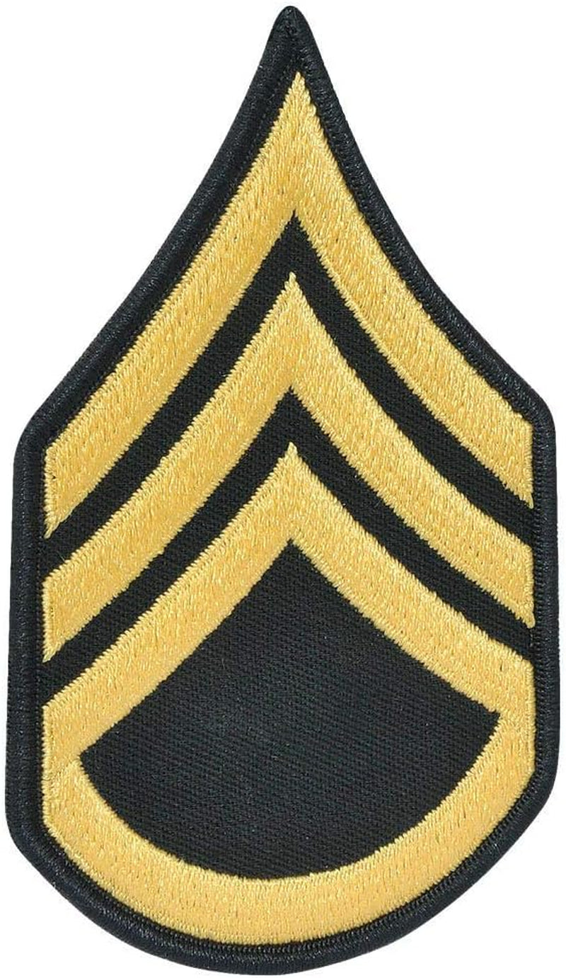 Army Staff Sergeant SSG E6 Cloth Rank for ASU Size Male