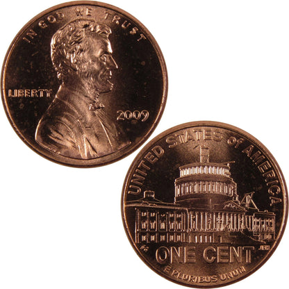 Collectible 2009 Lincoln Bicentennial Cent Coins, BU Uncirculated Mint State Master Coins