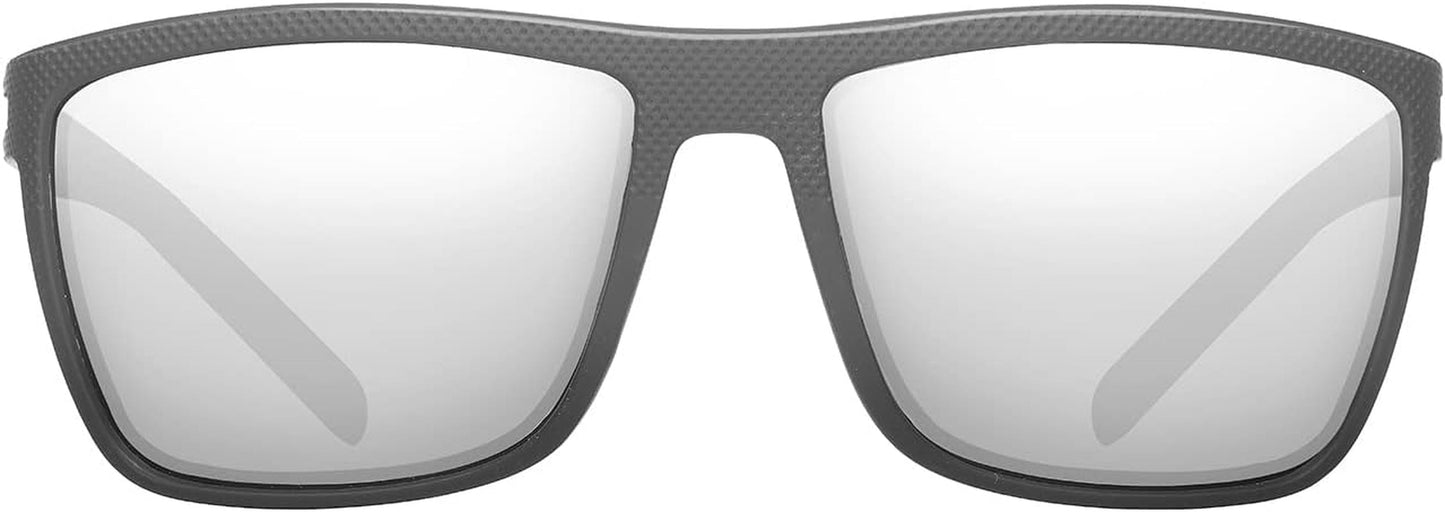 Polarized Sunglasses for Men Lightweight TR90 Frame UV400 Protection Square Sun Glasses