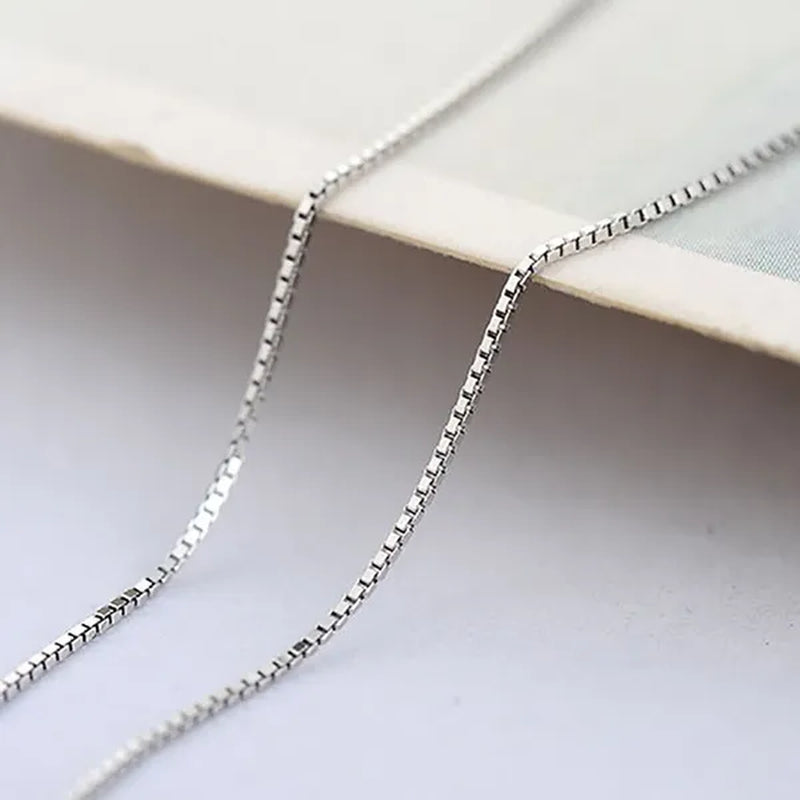 Women Simple Trendy Zircon Rhinestone Choker Necklace Shine Diamond Silver Chain Jewelry