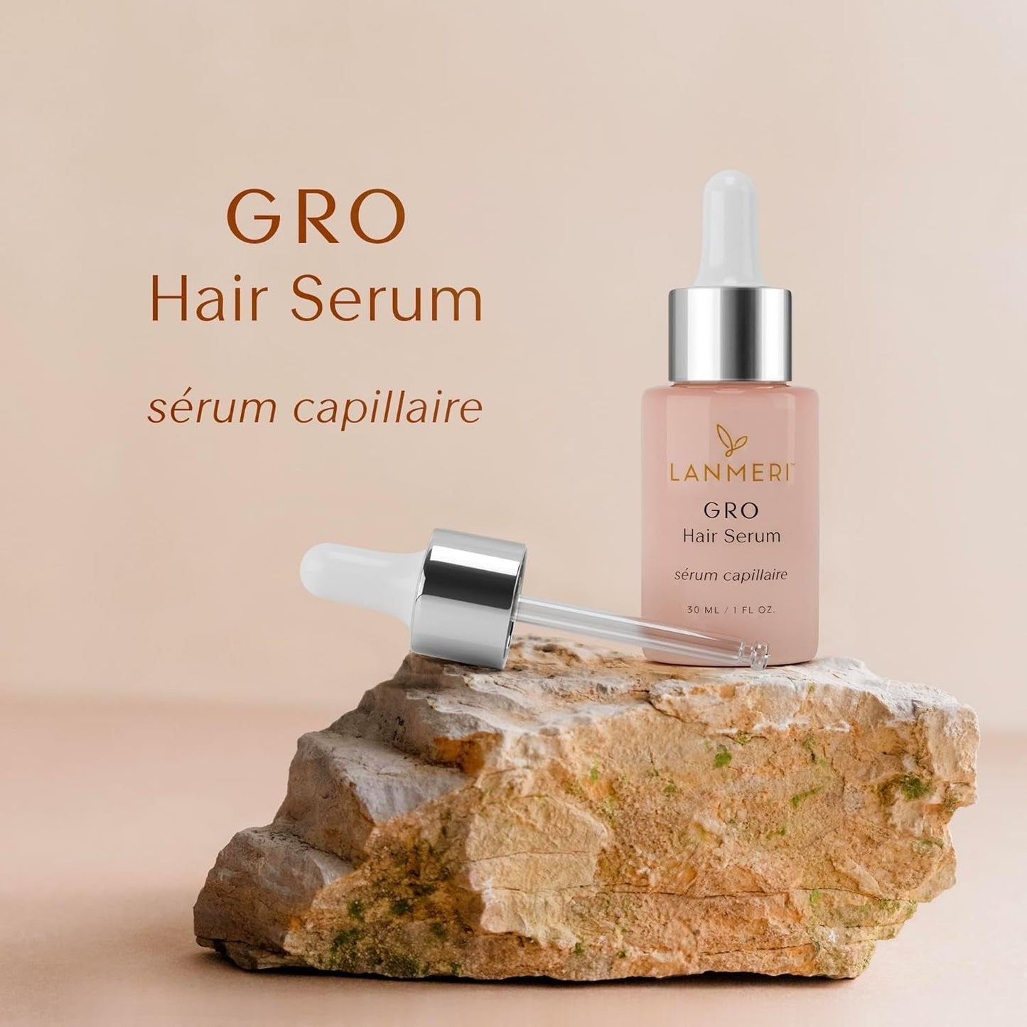 Vegan Hair Growth Serum for Women & Men - Natural Scalp Treatment for Thinning Hair and Hair Regrowth - Fuller-Looking, Thicker and Healthier Hair in 90 Days, All Hair Types