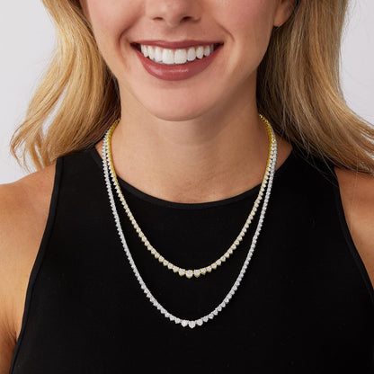 Diamond Tennis Necklace I-J Color / I2-I3 Clarity