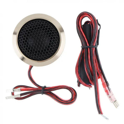 2Pcs 1.5Inch 150W Q25 Aluminum Alloy High Efficiency Mini Dome Tweeter Speakers for Car Audio System