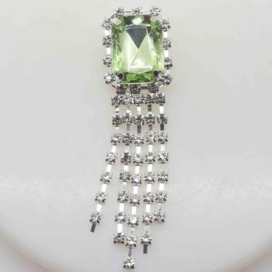 10Pcs Brooch Buttons Diamond for DIY Ornament Handwork Accessories Factory Mix Color Rhinestones Tassel Brooch - WORLD TIME VISITS