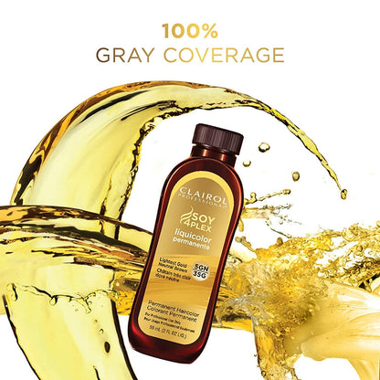 Permanent Liquicolor for Medium Blonde to Neutral Blonde Hair Color with 100% Gray Coverage | Packaging May Vary
