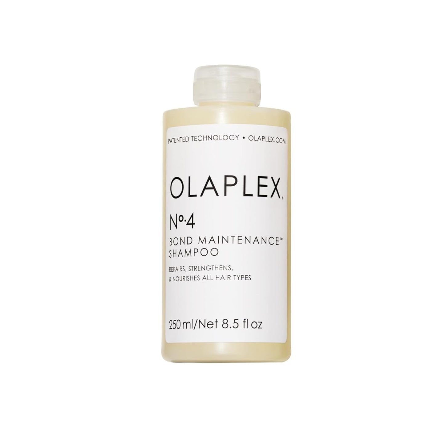 No. 4 Bond Maintenance Shampoo, Repairs, Strengthens, & Nourishes All Hair Types, Adds Shine & Leaves Hair Feeling Soft, 8.5 Fl Oz