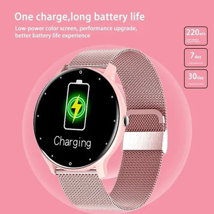 LIGE Smart Watch Women Full Touch Screen Sport Fitness Watch IP67 Waterproof Bluetooth For Android ios smartwatch Men