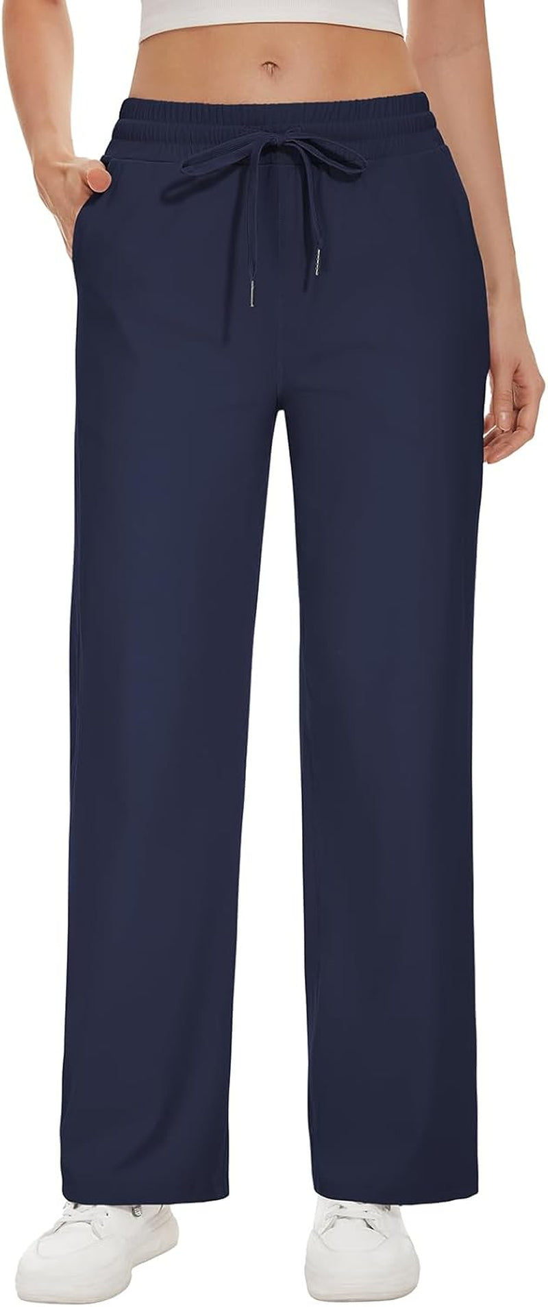 Women'S Straight Leg Sweatpants High Wasited Athletic Pants Workout Jogger Sweat Pants with Pockets- 29"/20" Inseam - WORLD TIME VISITS