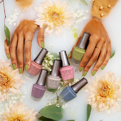Morgan Taylor Spring, Pure Beauty Collection, Professional Lacquer, Vibrant, Chip-Resistant, Fast-Drying, Long-Lasting, High-Shine, Perfect for Manicures & Pedicure (Pretty Simple)