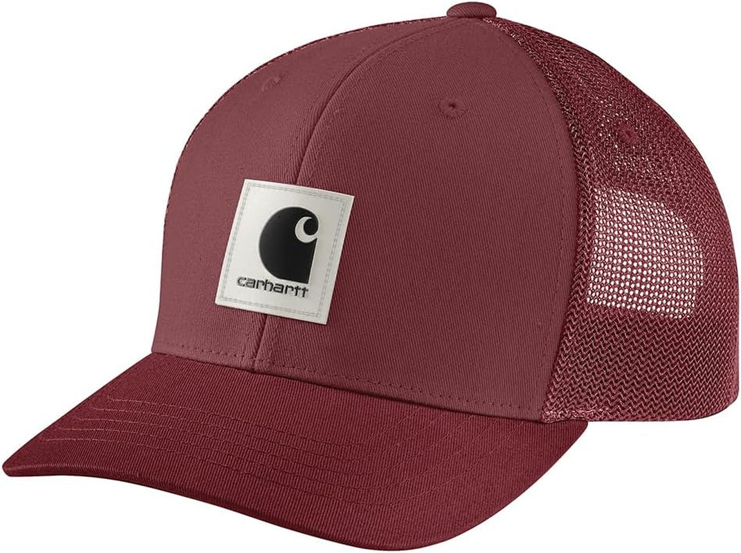 Men'S Rugged Flex Twill Mesh-Back Logo Patch Cap