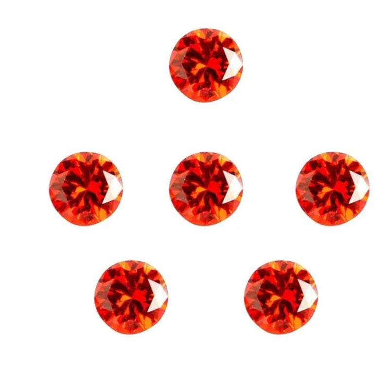 4Mm 50Pcs/Pack Cubic Zirconia Stone Loose Crystal Beads for Jewelry Making Findings - WORLD TIME VISITS