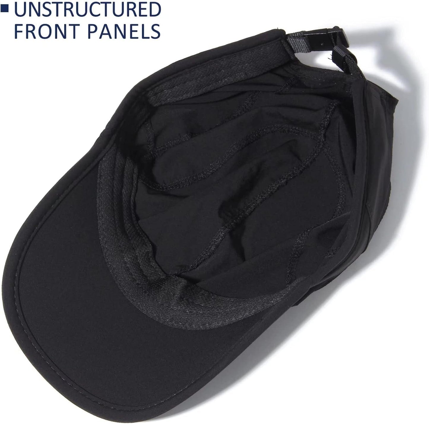 Stretch Running Hat with Soft Brim, Quick Dry, Unstructured, Unisex-Adult