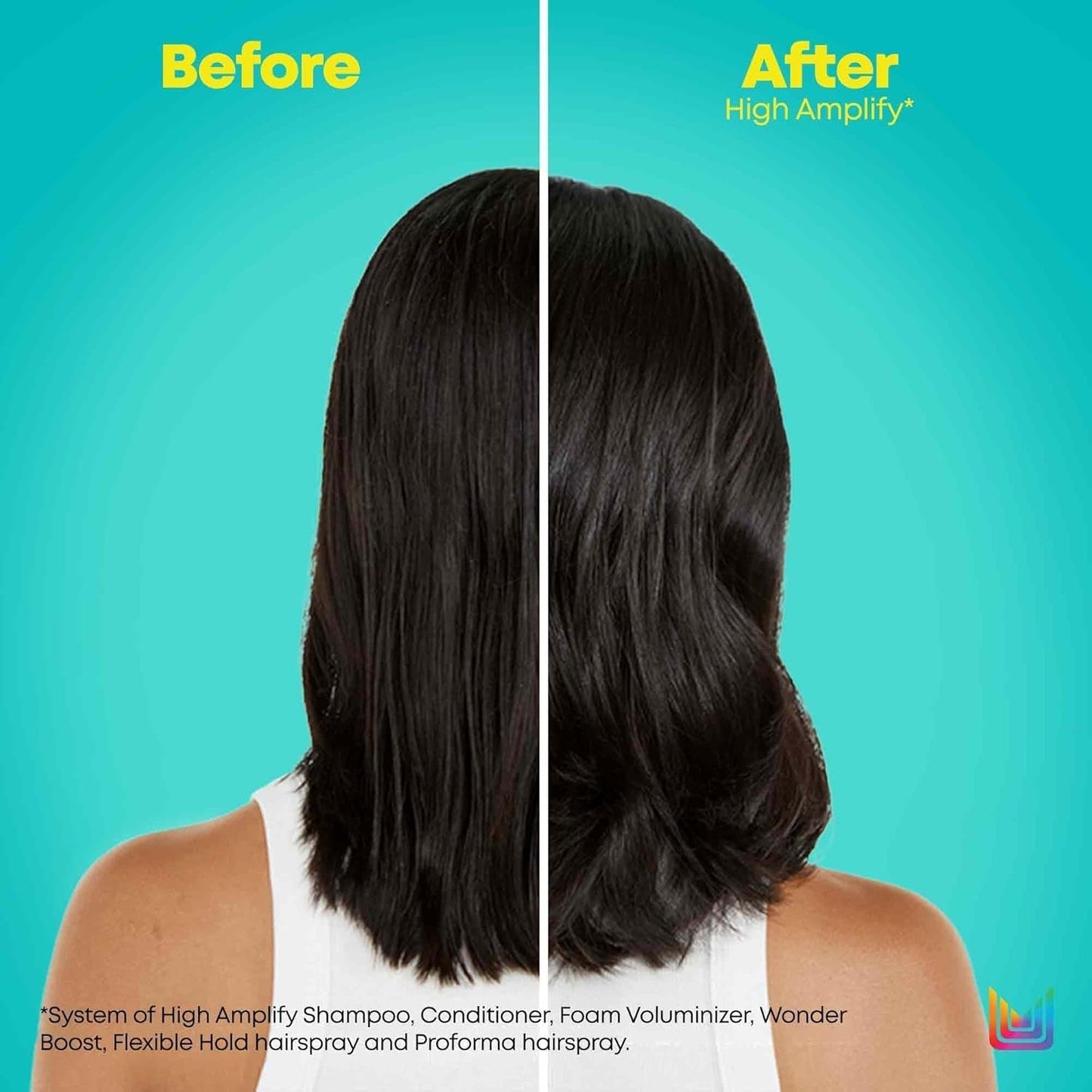 High Amplify Proforma Firm Hold Hairspray - Adds Intense Volume & Shine, for Fine Hair, Silicone-Free and Vegan, Humidity Resistance, All Hair Types