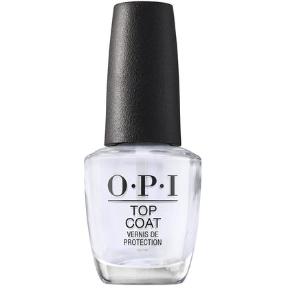 OPI Nail Polish Top and Base Coat, Protective High-Gloss Shine, 0.5 Fl Oz, Natural