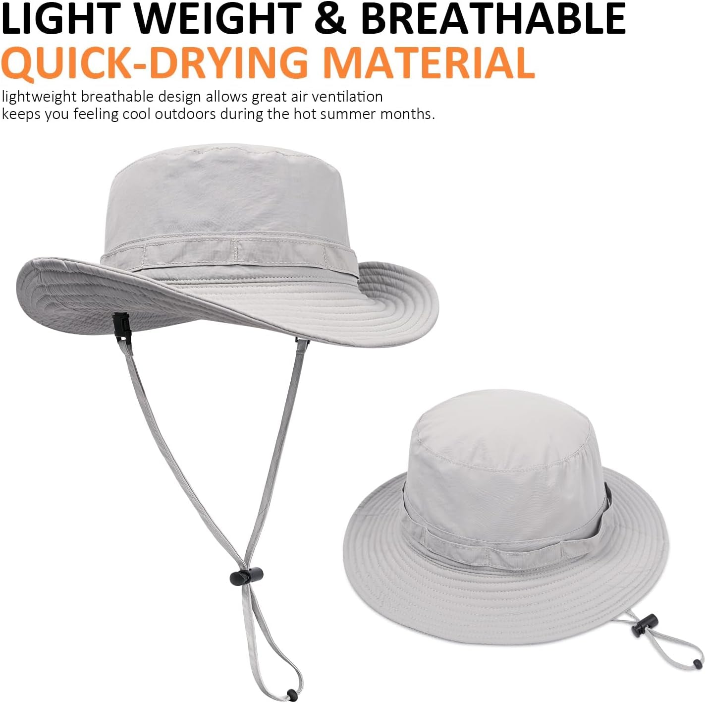 Outdoor Quick-Drying Sun Hat for Men, Summer Man Foldable Sun Protection Wide Brim Sun Hats Bucket Hats Beach Hat UPF 50+