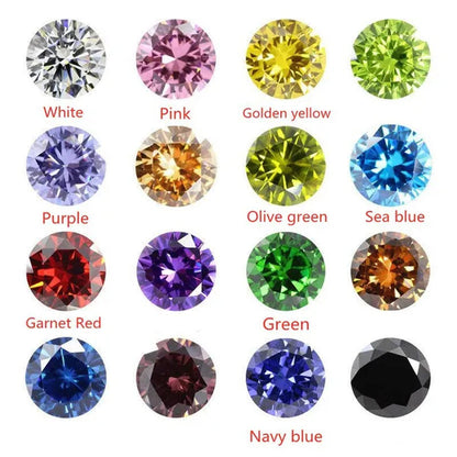 Round Brilliant Cut Moissanites Diamond Loose  Jewelry with