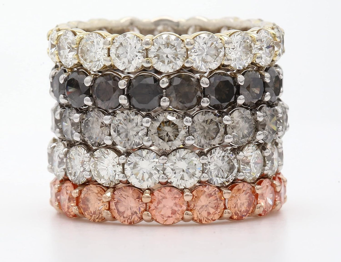 14K Yellow Gold Lab-Grown Diamond Eternity Wedding Band Ring (2.50 Cttw, I-J Color, VS2-SI1 Clarity)