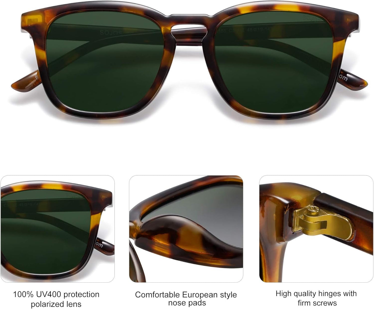 Polarized Sunglasses for Women Men Classic Vintage Style Shades