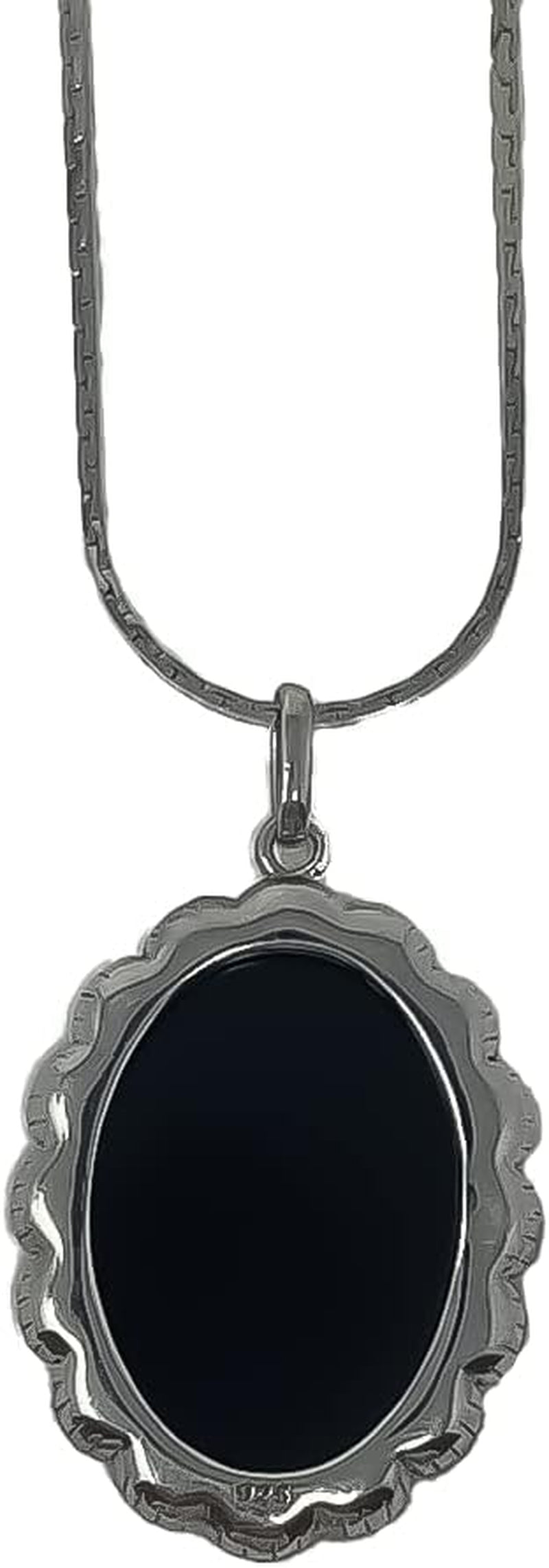 Dove with Cross Cameo Pendant | 925 Sterling Silver | Religious Jewelry | 24'' Chain | Gift Boxed, Silver, White - WORLD TIME VISITS