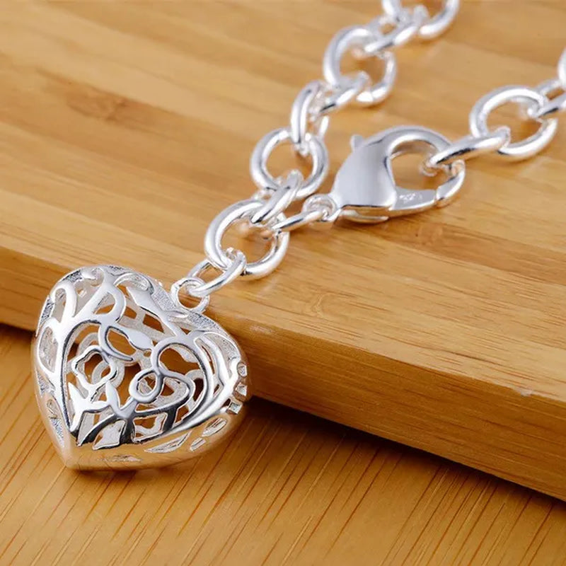 Fashion Jewelry Heart-Shape Chain Bracelets for Women