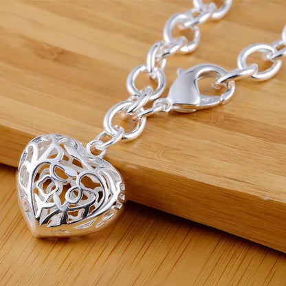 Fashion Jewelry Heart-Shape Chain Bracelets for Women
