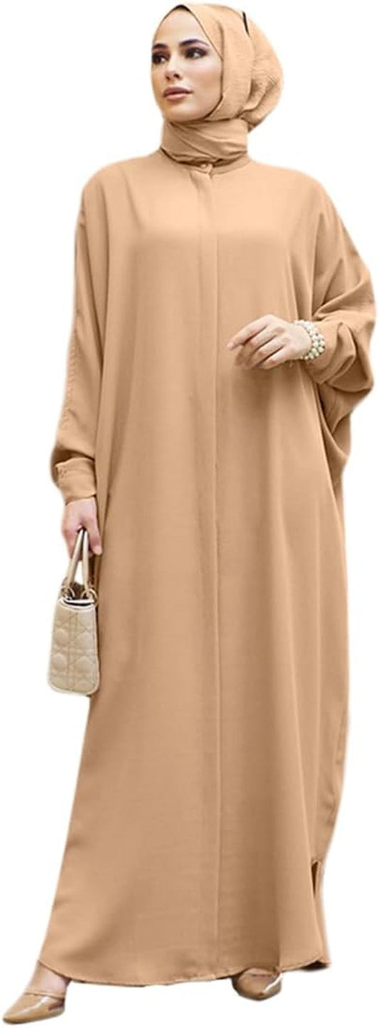Abayas for Women Muslim Dress Modest Maxi Robe Abaya Kaftan Dresses Eid Prayer Clothes Arabian Islamic Dubai Outfit