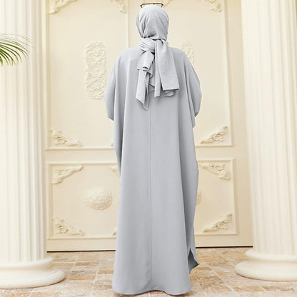 Abayas for Women Muslim Dress Modest Maxi Robe Abaya Kaftan Dresses Eid Prayer Clothes Arabian Islamic Dubai Outfit