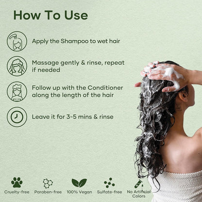 Peppermint Oil Shampoo and Conditioner Set - Hair Blooming Formula with Keratin - Fights Hair Loss & Thinning, Promotes Hair Growth-Sulfate Free for Men and Women - 16 Fl Oz X 2